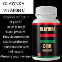 Olayinka Vitamin C-1000 with Rose-Hips